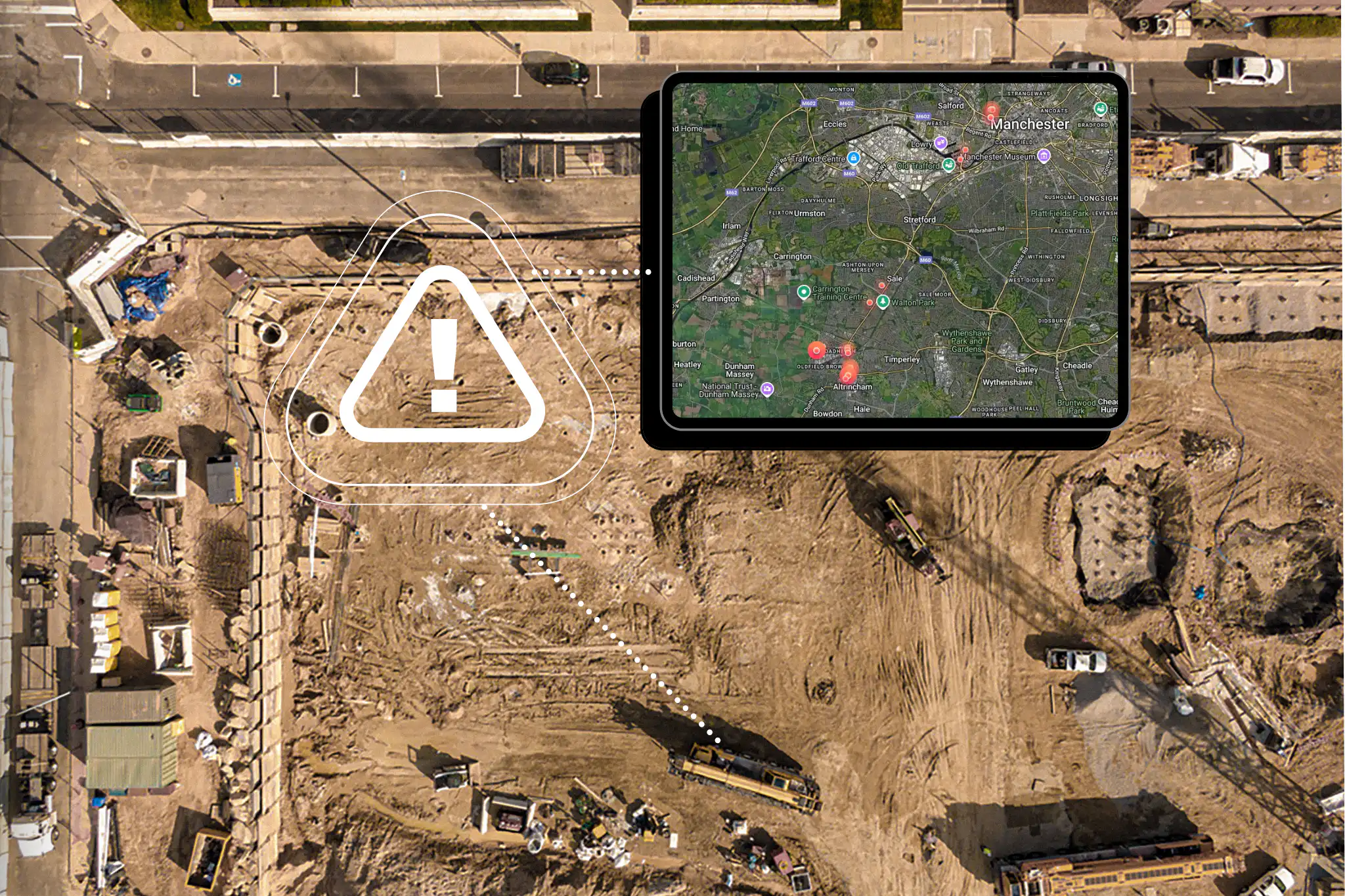 heavy equipment gps tracking real time visibility
