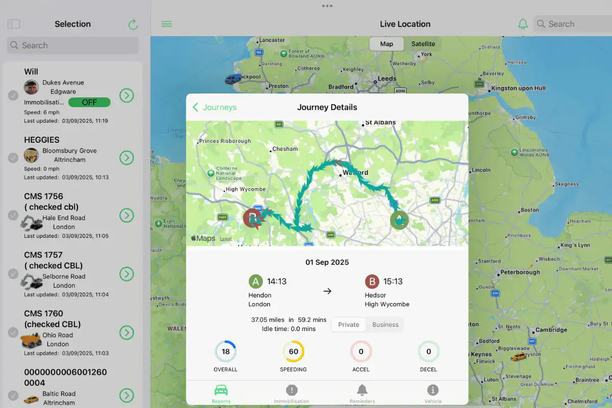 Fleet management solutions real time tracking