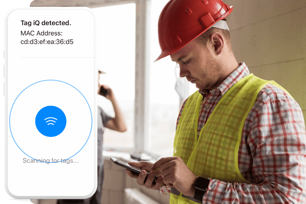 asset tracking tag iq easy setup
